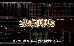 通达信《热点板块》指标,实时抓住市场板块热点!